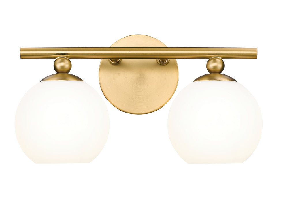 Z-Lite 1100-2V-MGLD Two Light Vanity, Modern Gold