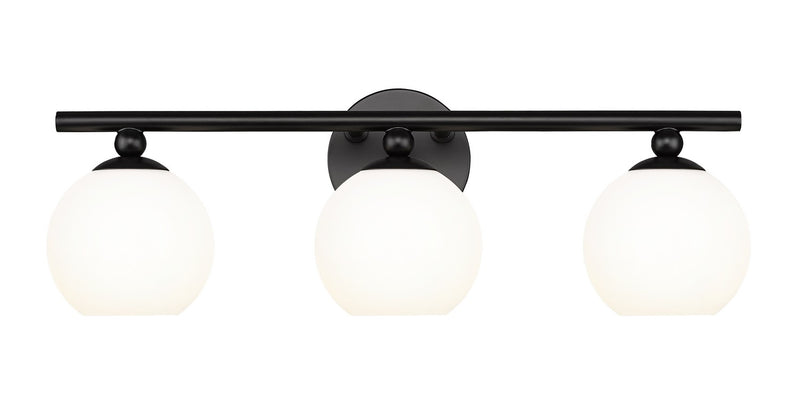 Z-Lite 1100-3V-MB Three Light Vanity, Matte Black