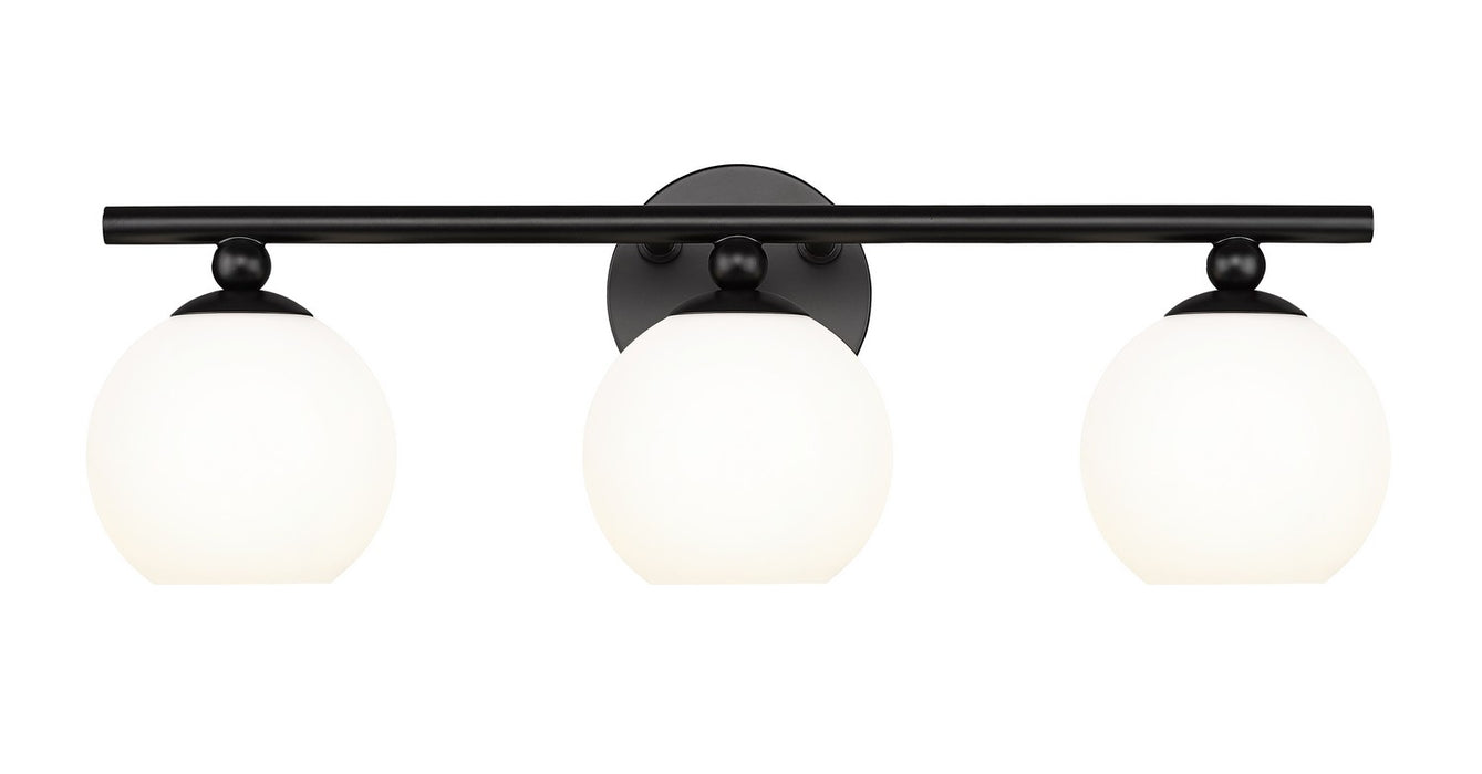 Z-Lite 1100-3V-MB Three Light Vanity, Matte Black
