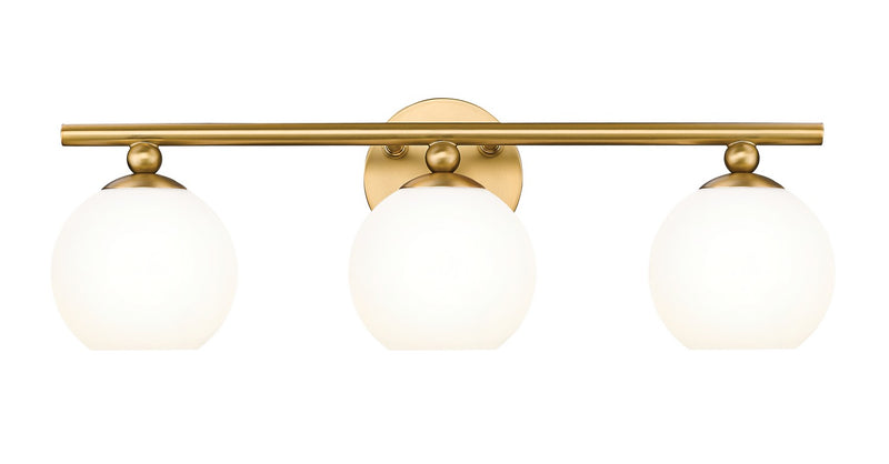 Z-Lite 1100-3V-MGLD Three Light Vanity, Modern Gold
