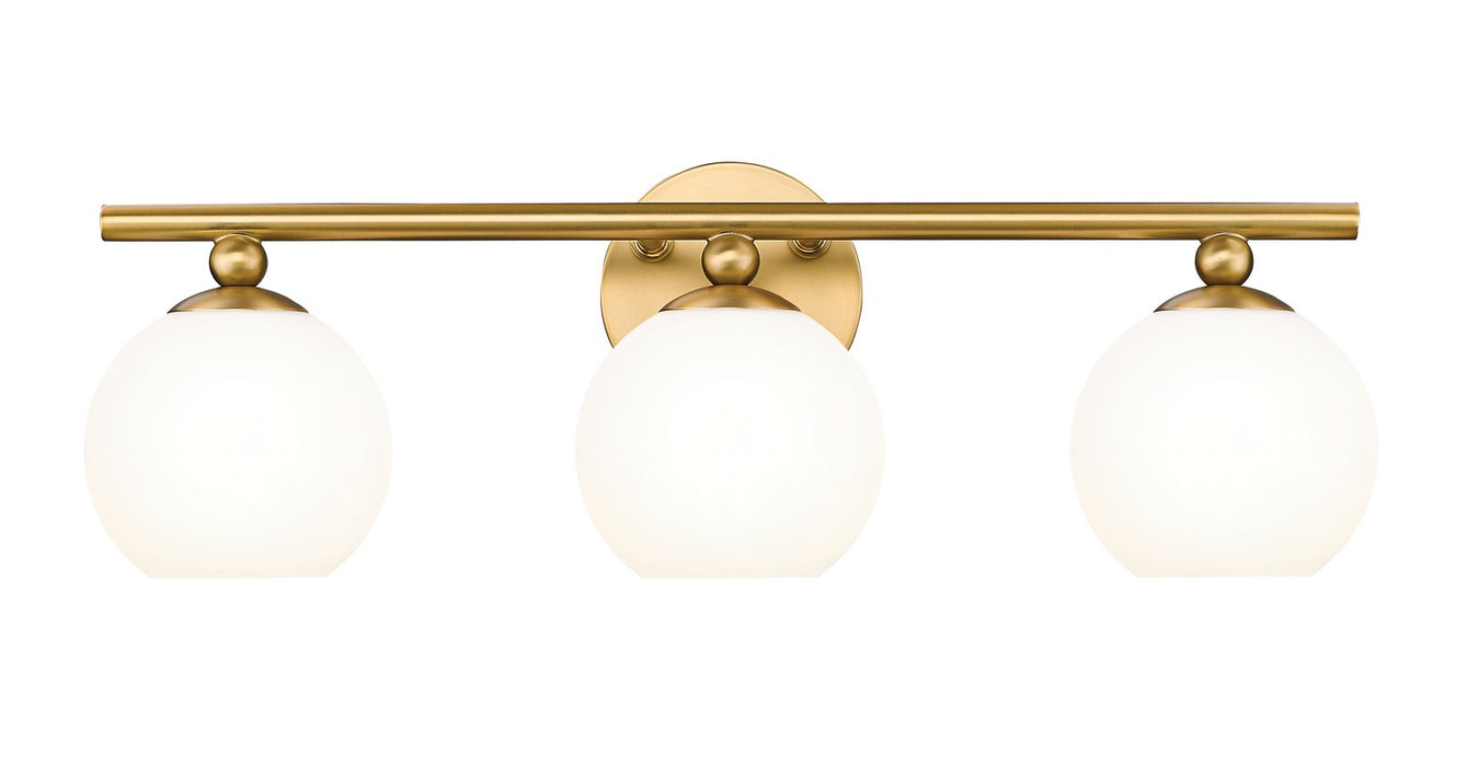 Z-Lite 1100-3V-MGLD Three Light Vanity, Modern Gold