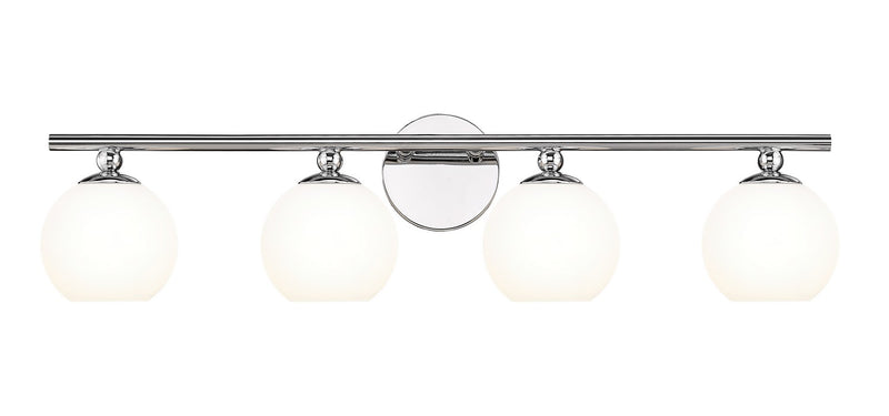 Z-Lite 1100-4V-CH Four Light Vanity, Chrome