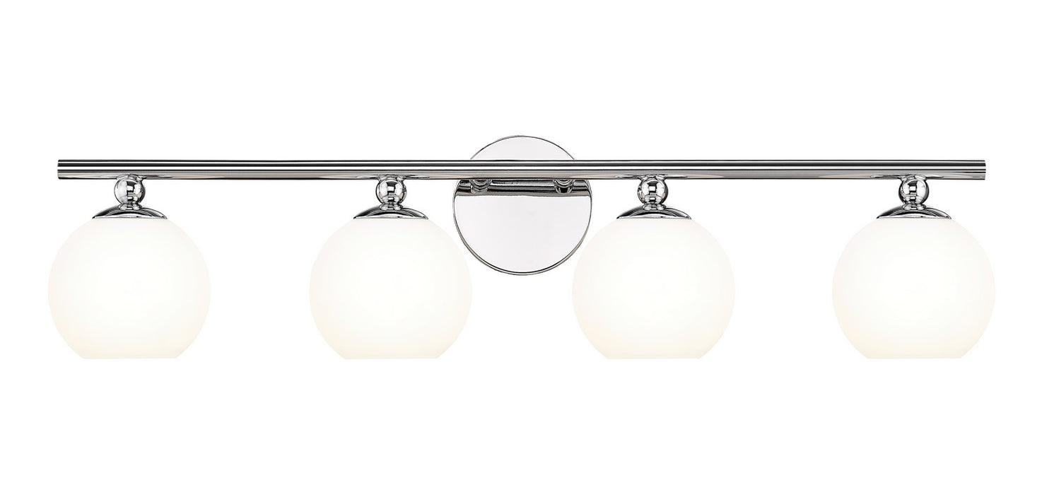Z-Lite 1100-4V-CH Four Light Vanity, Chrome