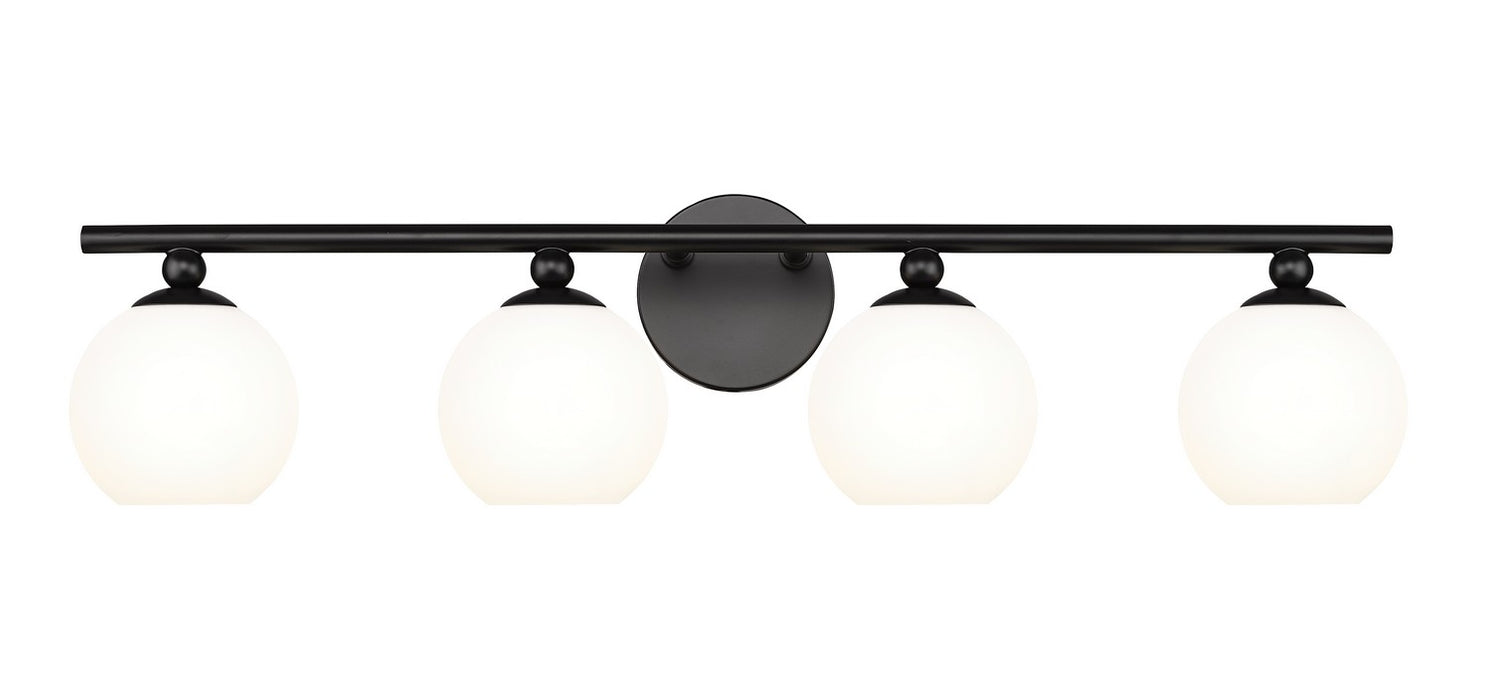 Z-Lite 1100-4V-MB Four Light Vanity, Matte Black