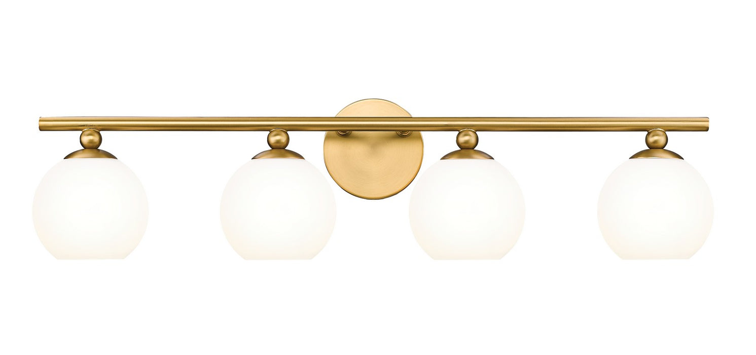 Z-Lite 1100-4V-MGLD Four Light Vanity, Modern Gold