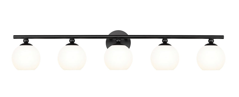 Z-Lite 1100-5V-MB Five Light Vanity, Matte Black
