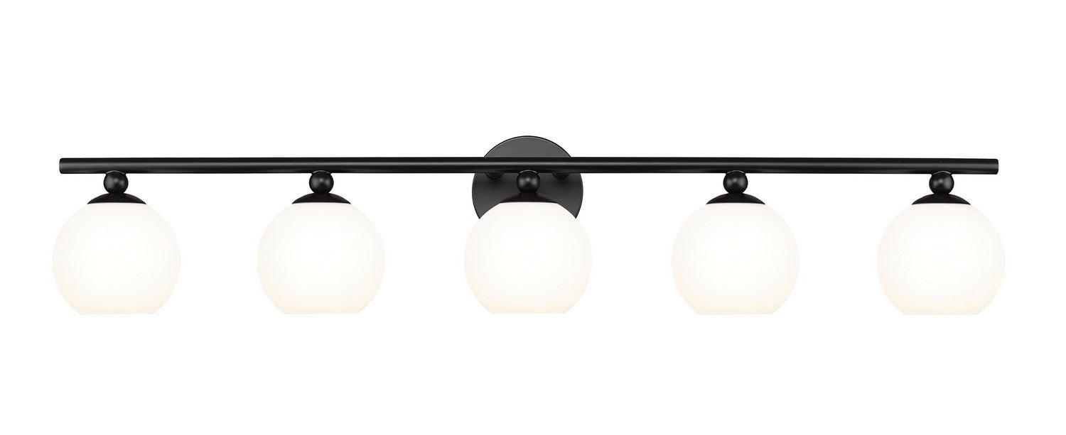 Z-Lite 1100-5V-MB Five Light Vanity, Matte Black