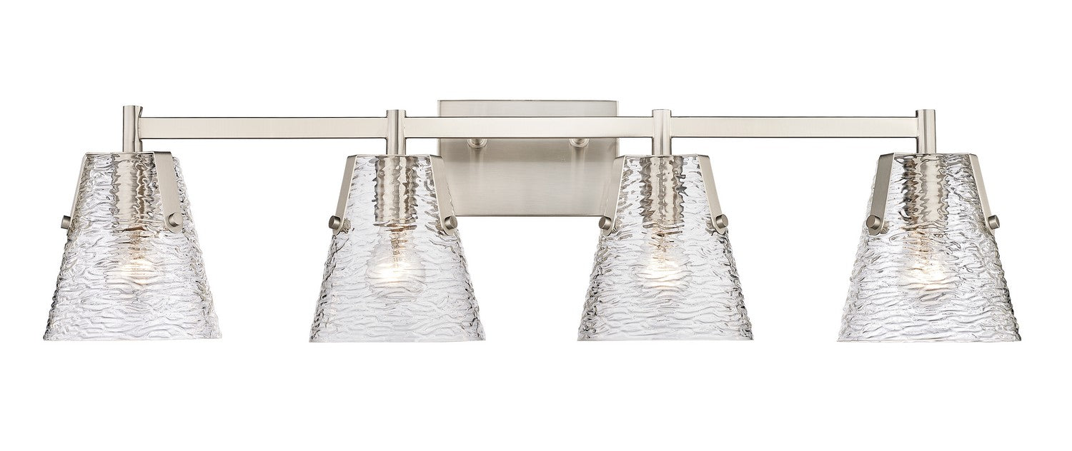 Z-Lite 1101-4V-BN Four Light Vanity, Brushed Nickel
