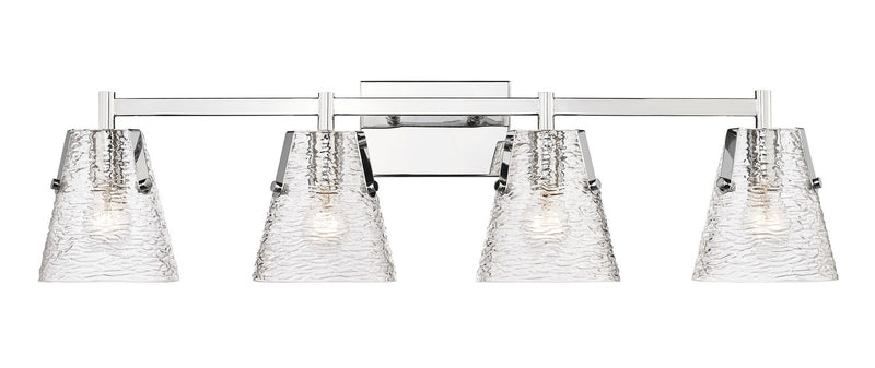 Z-Lite 1101-4V-CH Four Light Vanity, Chrome
