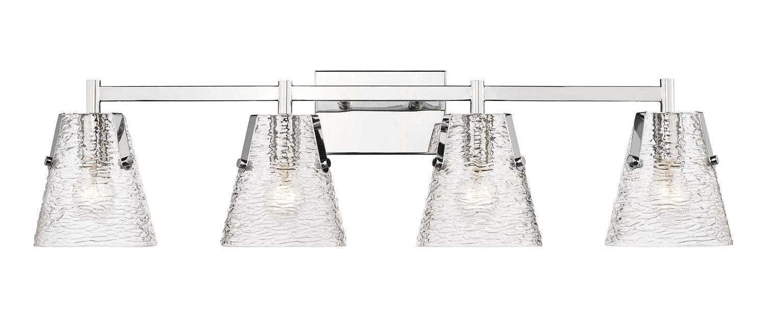 Z-Lite 1101-4V-CH Four Light Vanity, Chrome