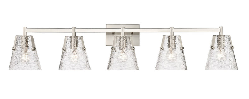 Z-Lite 1101-5V-BN Five Light Vanity, Brushed Nickel