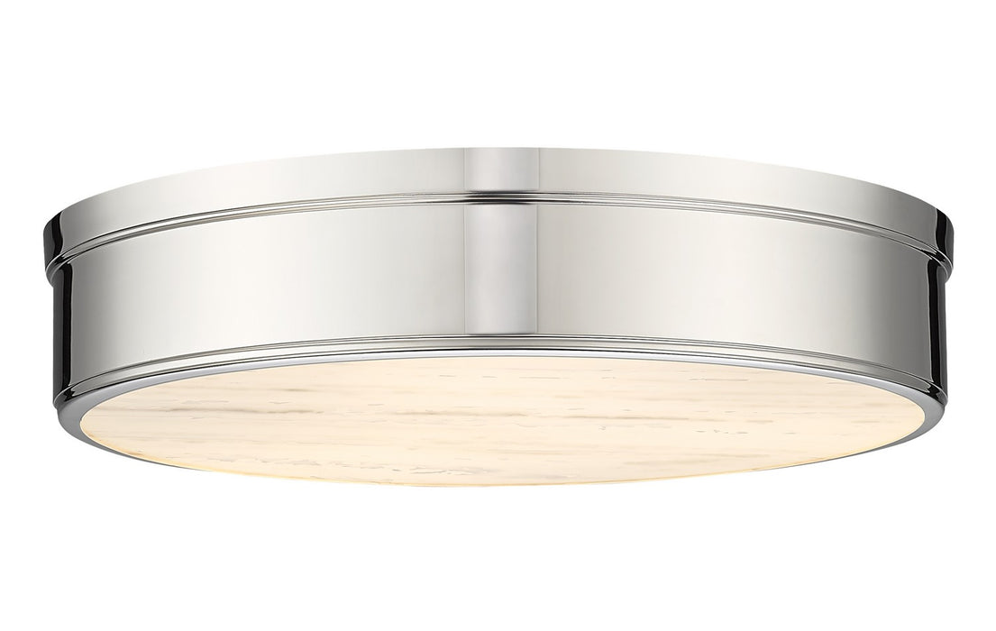 Z-Lite 1944F22-PN-LED LED Flush Mount, Polished Nickel