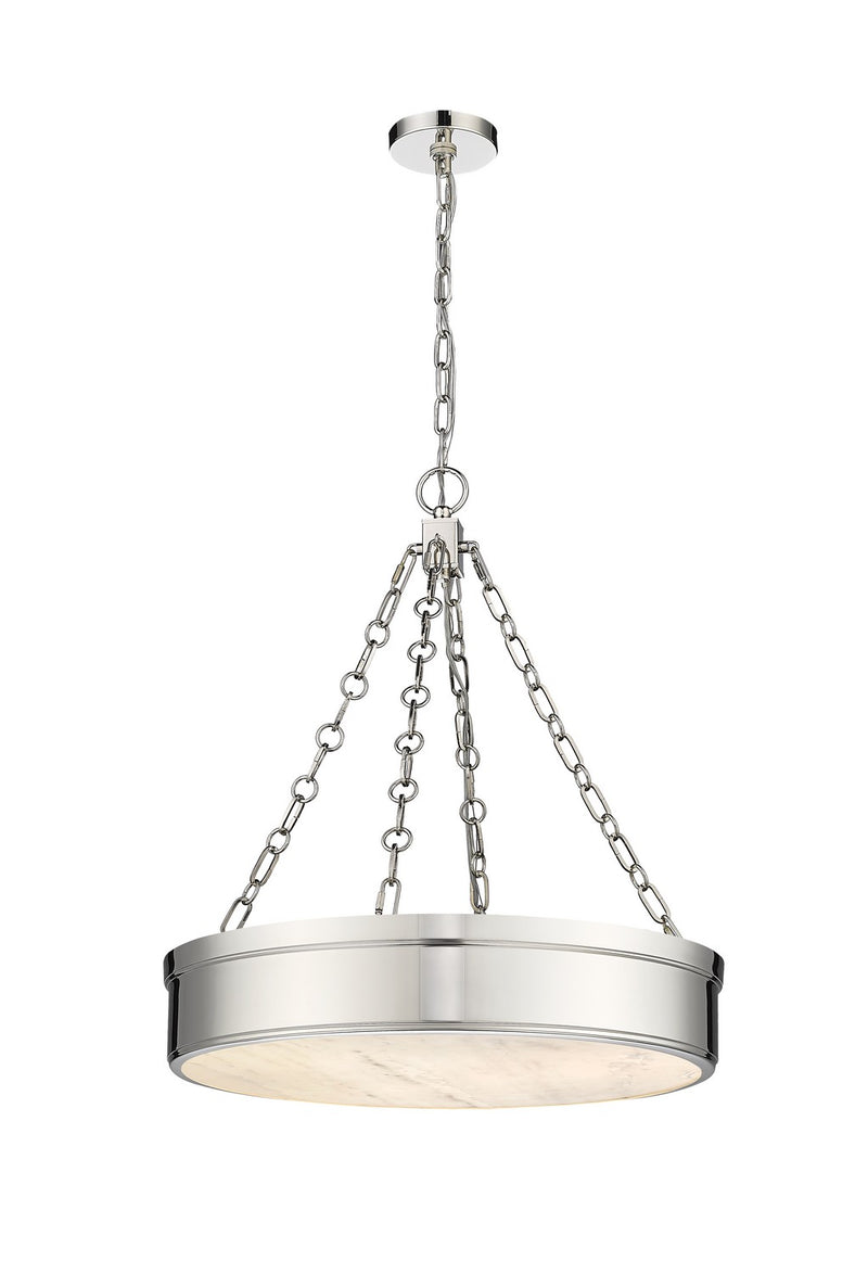 Z-Lite 1944P22-PN-LED LED Chandelier, Polished Nickel