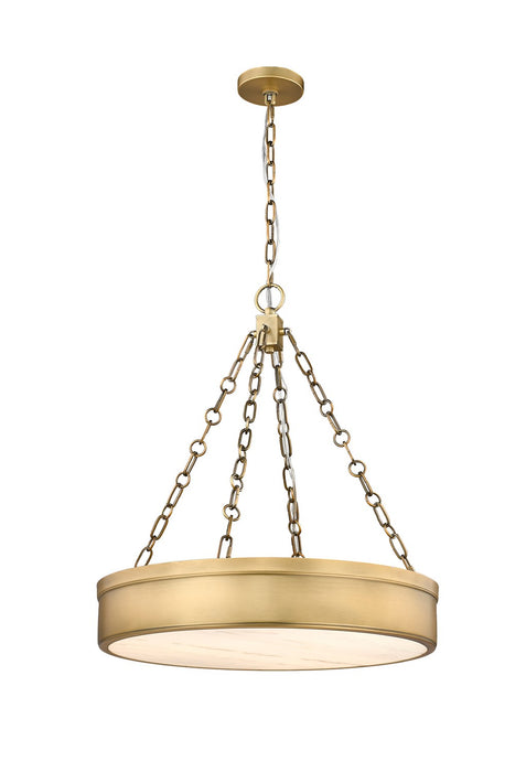 Z-Lite 1944P22-RB-LED LED Chandelier, Rubbed Brass