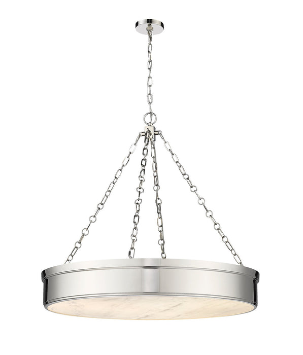 Z-Lite 1944P33-PN-LED LED Chandelier, Polished Nickel
