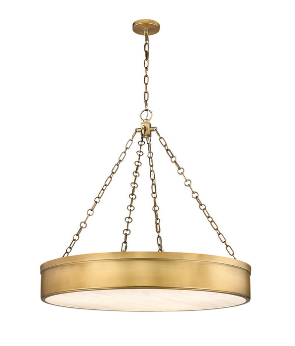Z-Lite 1944P33-RB-LED LED Chandelier, Rubbed Brass