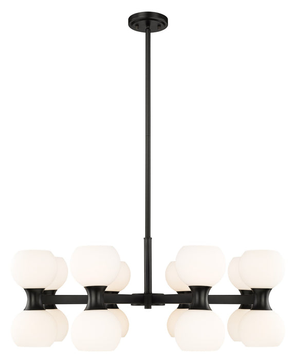 Z-Lite 494-16MB 16 Light Chandelier, Matte Black