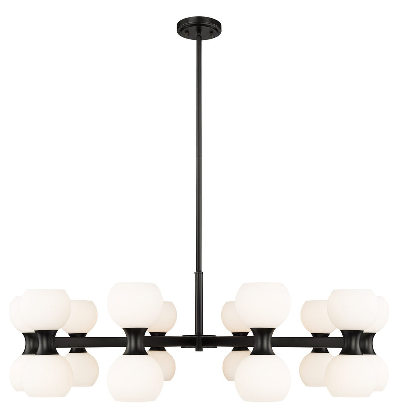 Z-Lite 494-20MB 20 Light Chandelier, Matte Black