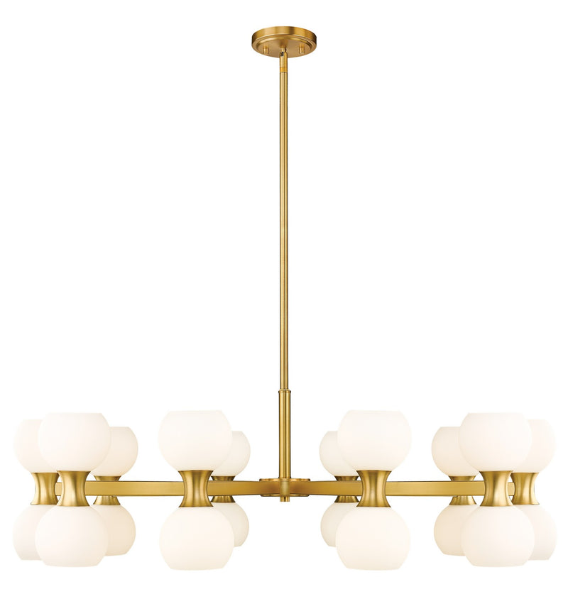 Z-Lite 494-20MGLD 20 Light Chandelier, Modern Gold