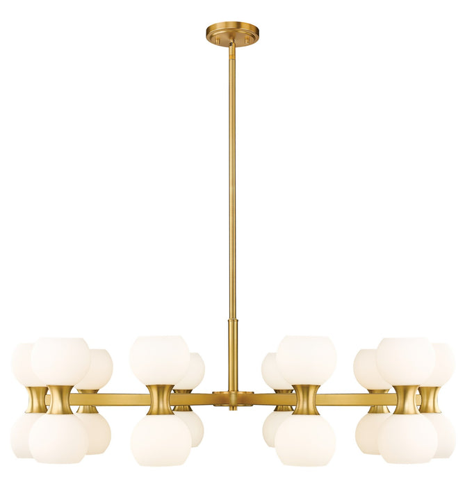 Z-Lite 494-20MGLD 20 Light Chandelier, Modern Gold