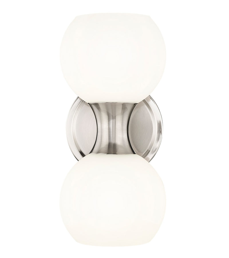 Z-Lite 494-2S-BN Two Light Wall Sconce, Brushed Nickel