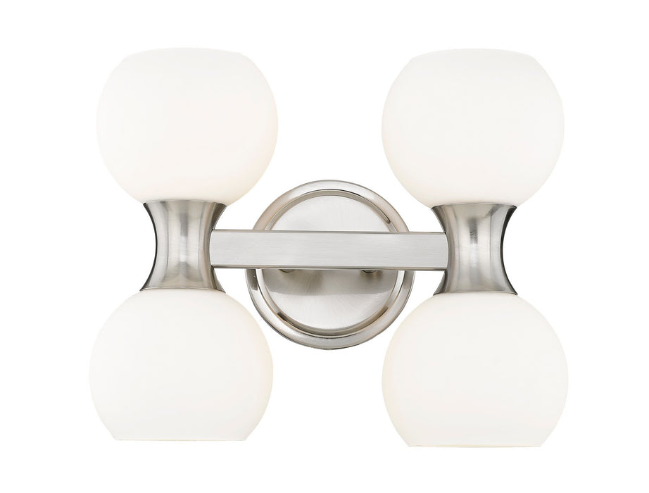 Z-Lite 494-4V-BN Four Light Vanity, Brushed Nickel