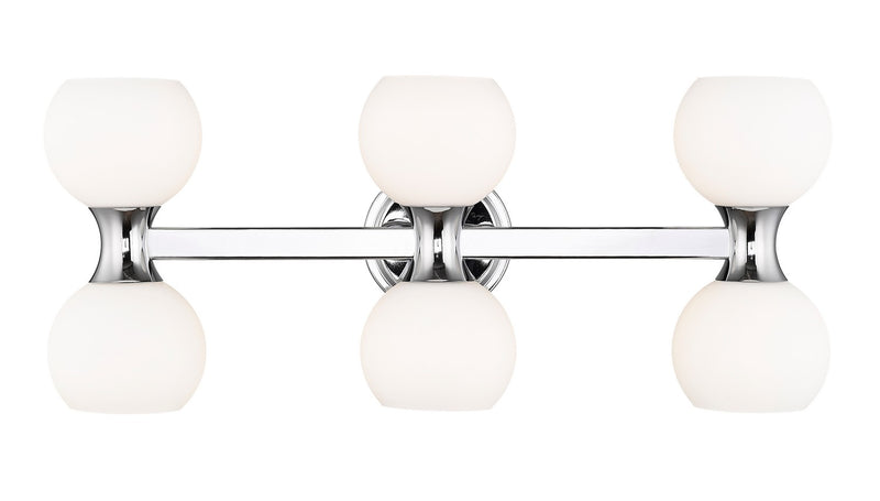 Z-Lite 494-6V-CH Six Light Vanity, Chrome