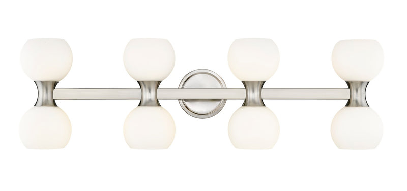 Z-Lite 494-8V-BN Eight Light Vanity, Brushed Nickel