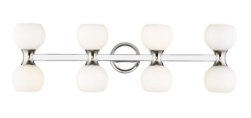 Z-Lite 494-8V-CH Eight Light Vanity, Chrome