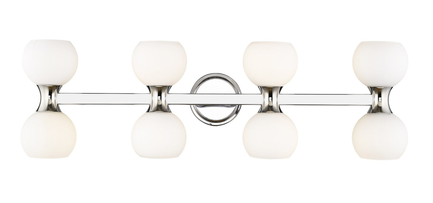 Z-Lite 494-8V-CH Eight Light Vanity, Chrome