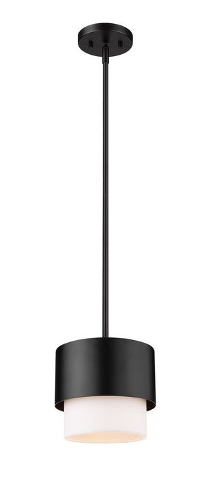 Z-Lite 495P7-MB One Light Pendant, Matte Black