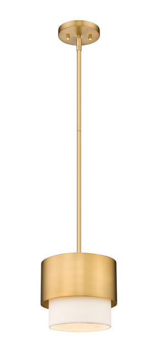 Z-Lite 495P7-MGLD One Light Pendant, Modern Gold