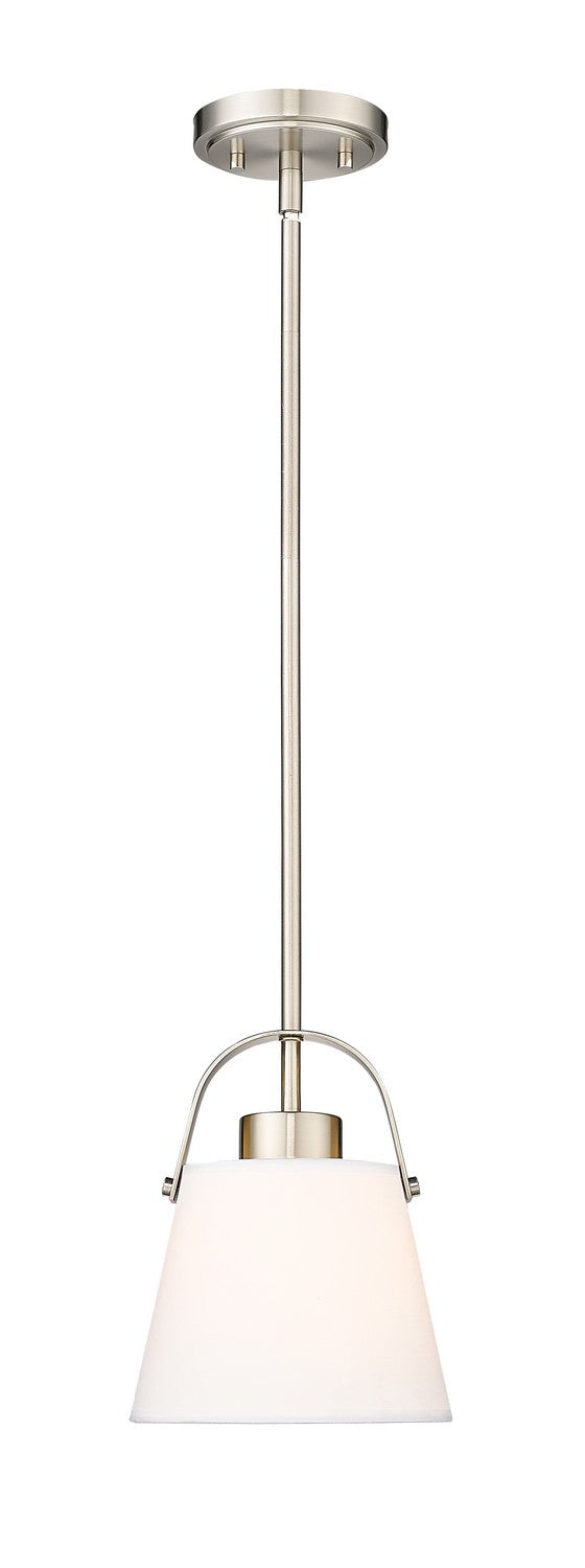 Z-Lite 743P8-BN One Light Pendant, Brushed Nickel