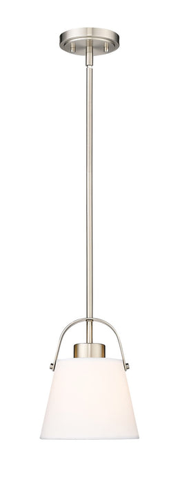 Z-Lite 743P8-BN One Light Pendant, Brushed Nickel