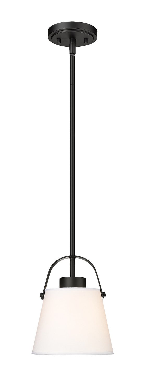 Z-Lite 743P8-MB One Light Pendant, Matte Black