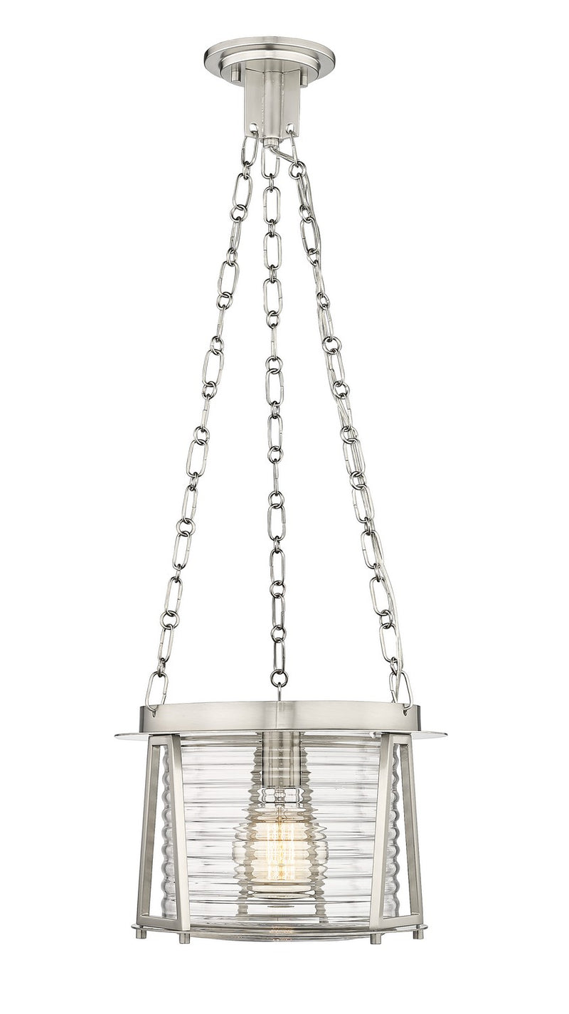 Z-Lite 7503P13-BN One Light Pendant, Brushed Nickel