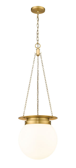 Z-Lite 7505P13-HBR One Light Pendant, Heritage Brass