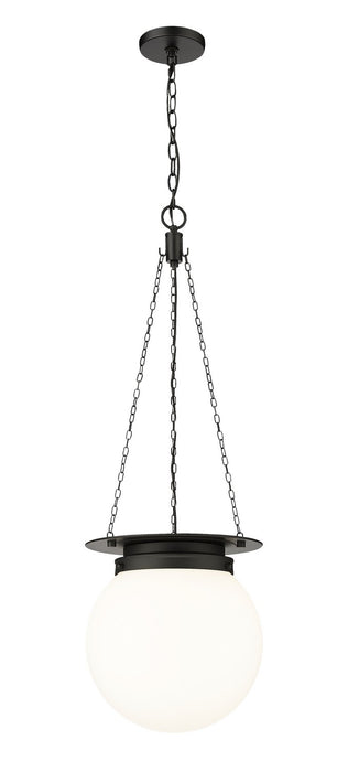Z-Lite 7505P13-MB One Light Pendant, Matte black