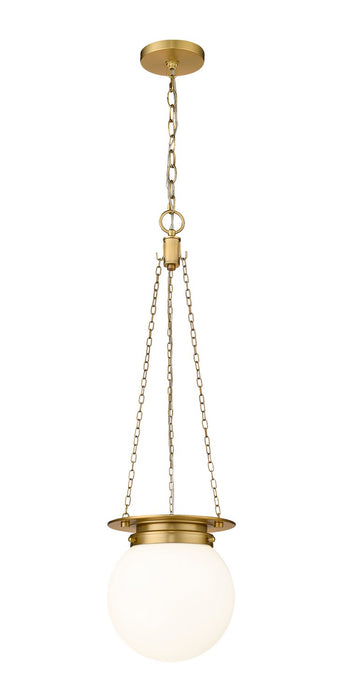 Z-Lite 7505P9-HBR One Light Pendant, Heritage Brass