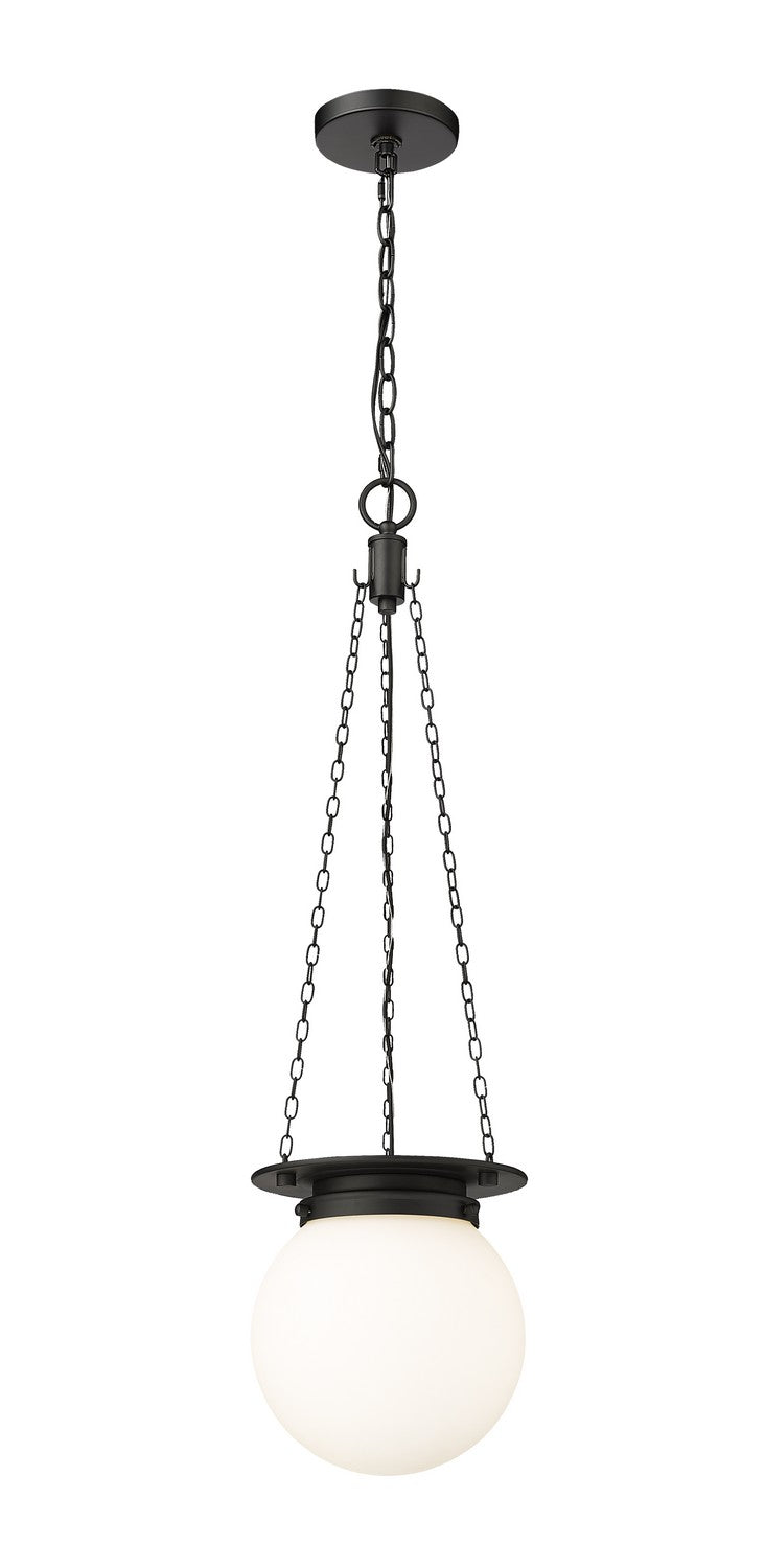 Z-Lite 7505P9-MB One Light Pendant, Matte black