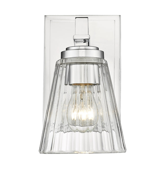 Z-Lite 823-1S-CH One Light Wall Sconce, Chrome