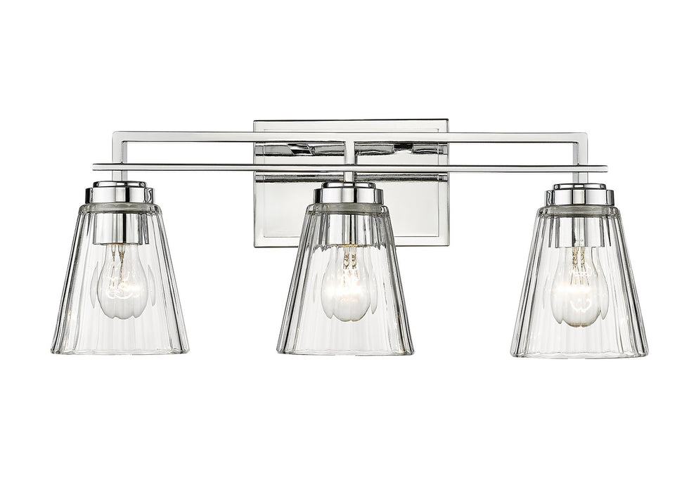 Z-Lite 823-3V-CH Three Light Vanity, Chrome