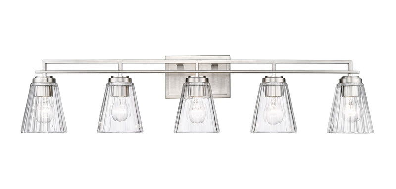 Z-Lite 823-5V-BN Five Light Vanity, Brushed Nickel