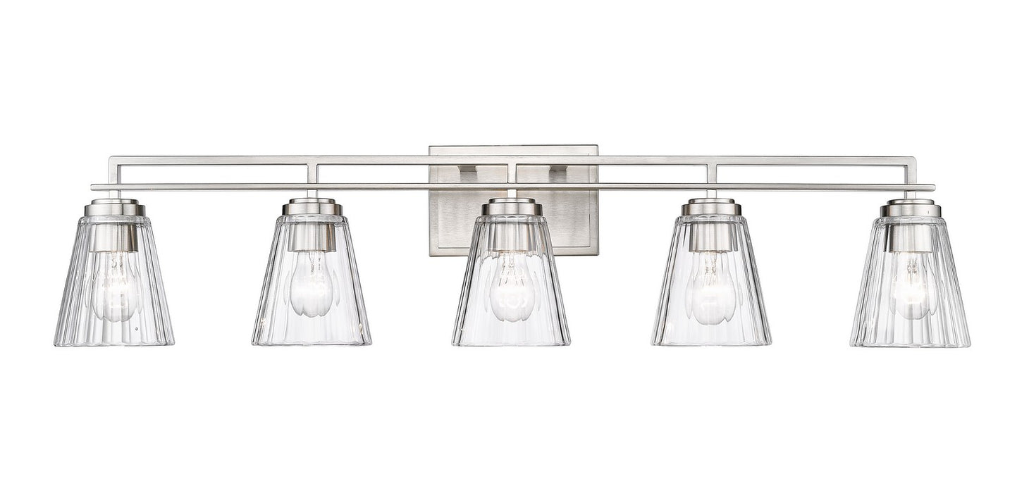 Z-Lite 823-5V-BN Five Light Vanity, Brushed Nickel