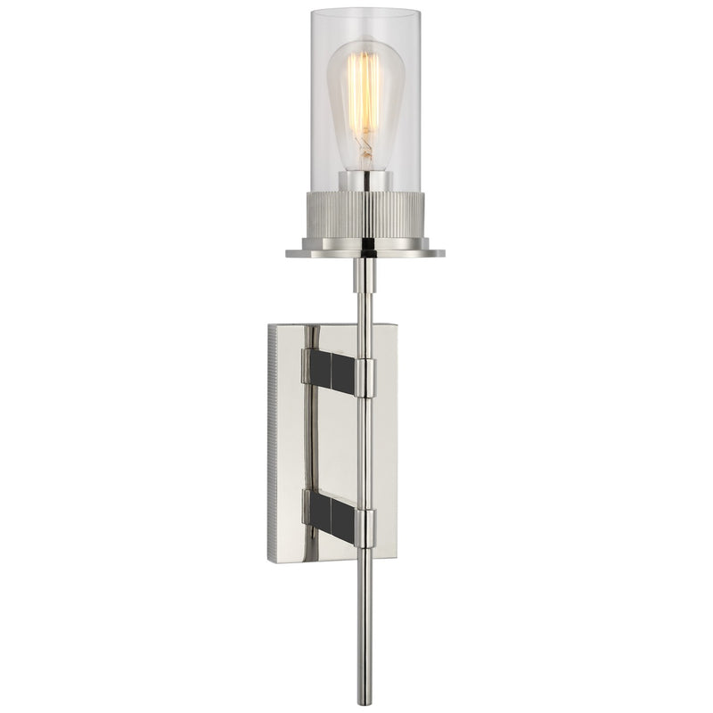 Visual Comfort Signature RB 2012PN-CG LED Wall Sconce, Polished Nickel