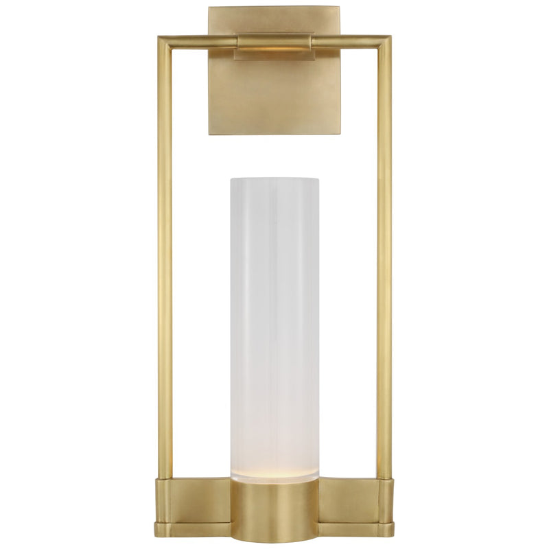 Visual Comfort Signature RB 2030AB-FG LED Wall Sconce, Antique Brass