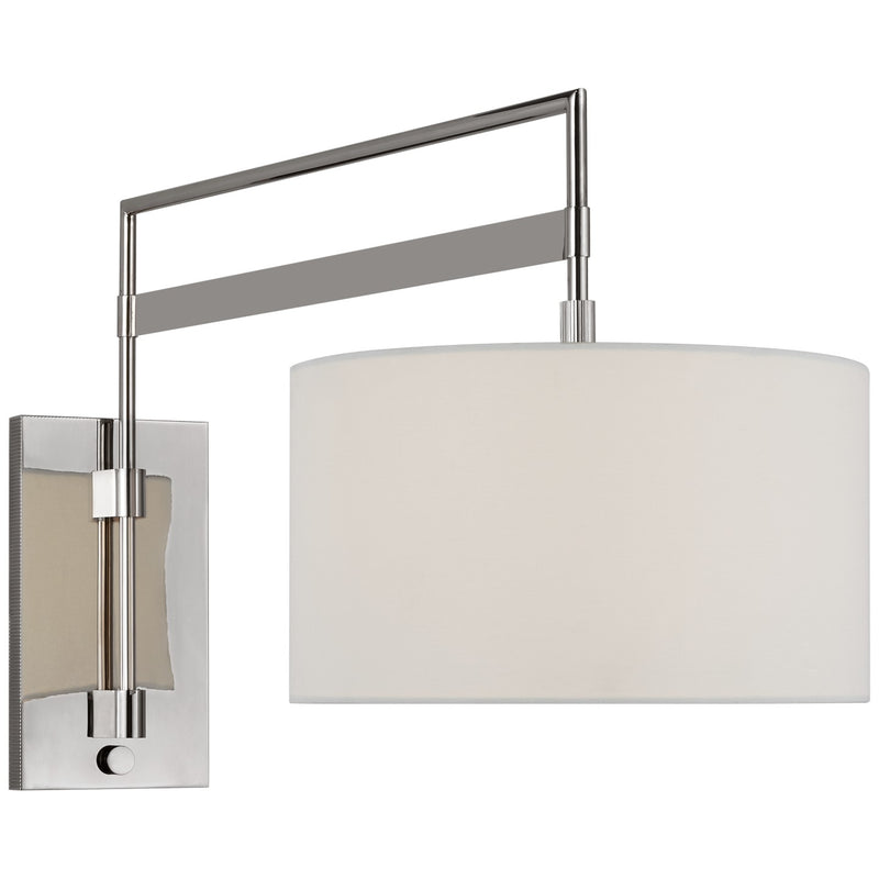 Visual Comfort Signature RB 2061PN-L LED Wall Sconce, Polished Nickel