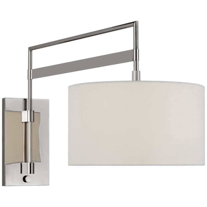 Visual Comfort Signature RB 2061PN-L LED Wall Sconce, Polished Nickel