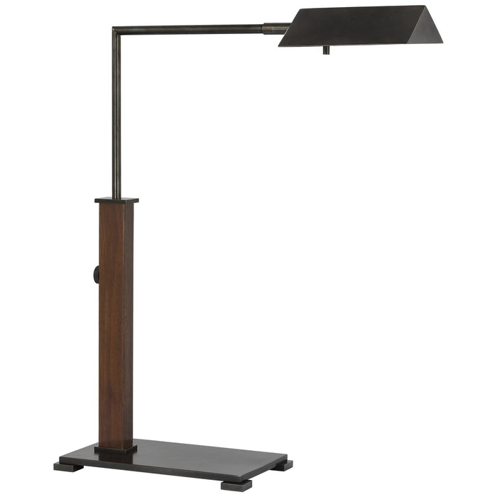 Visual Comfort Signature RB 3005BZ/DW LED Desk Lamp, Bronze and Dark Walnut