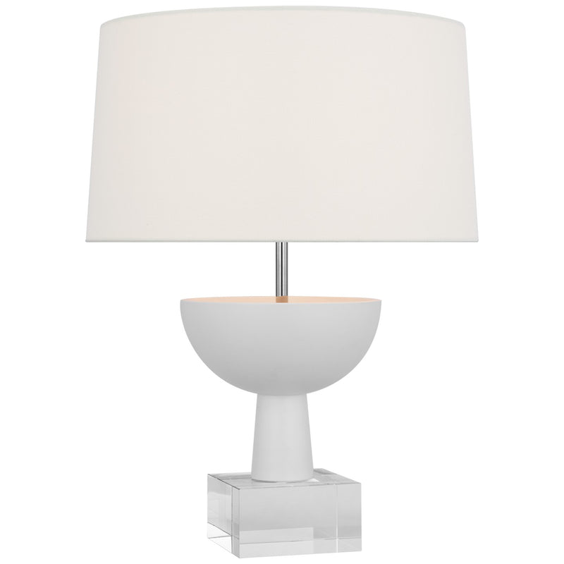 Visual Comfort Signature RB 3040PW-L LED Table Lamp, Plaster White